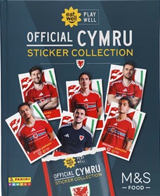 Eat Well Play Well Official Cymru Sticker Collection swaps